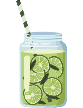 refresh lemon drink png