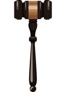 wooden hammer gavel png