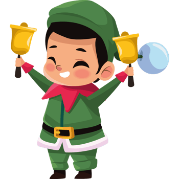 little elf with bells png