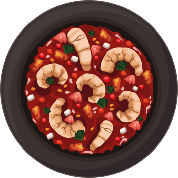shrimp cream delicious food png