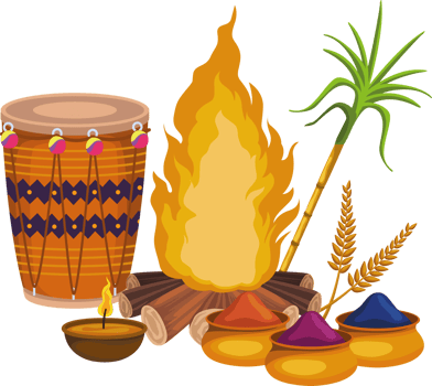 lohri festival celebration png