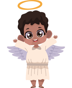 afro little angel png