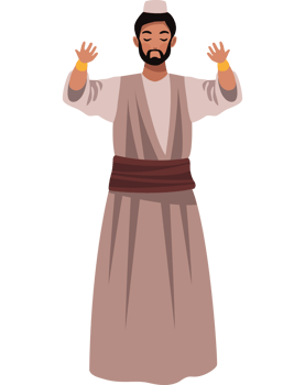bearded muslim man png