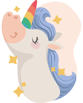 unicorn with LGBTIQ flag png