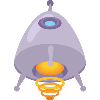 spaceship flying space outer png