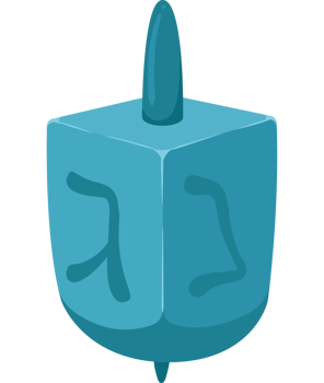 jewish dreidel wooden toy png