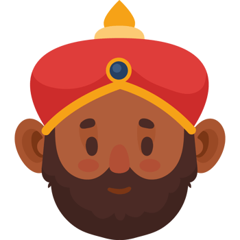 melchior wise men head png