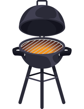 oven grill with cap png