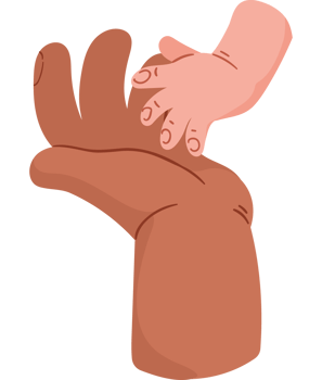 hand father with hand baby png