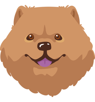 chow chow dog mascot png