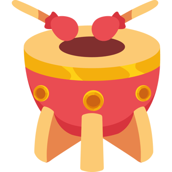 chinese drum instrument musical png