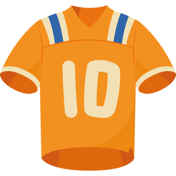 american football shirt equipment png