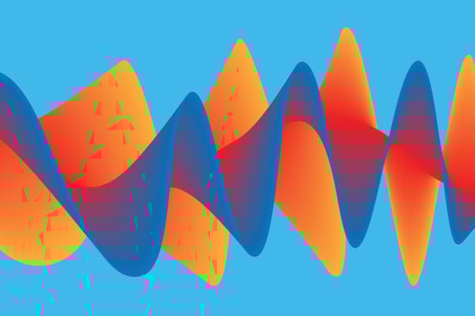 colorful gradient wave Abstract background. Modern poster with gradient 3d flow shape. Innovation background design for landing page. Vector