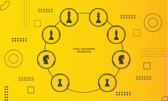 chess tournament background technology design 1 vector