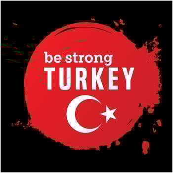 be strong turkey illustration template vector