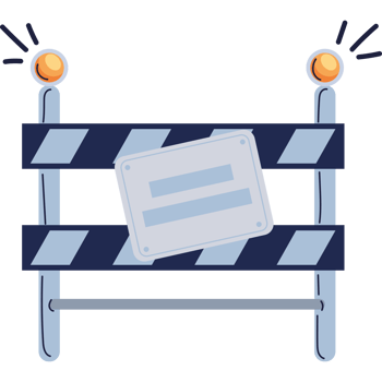 construction barricade fence png