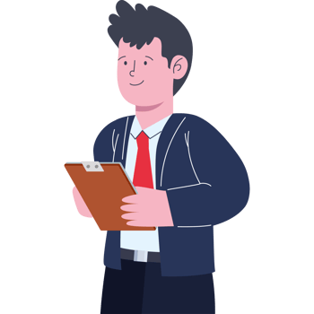 businessman with clipboard document png