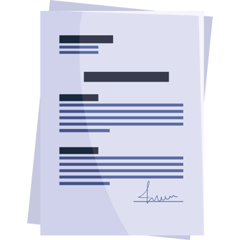 signed contract documents png