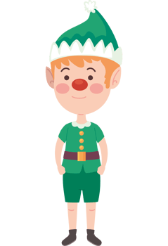 cute blond male elf png
