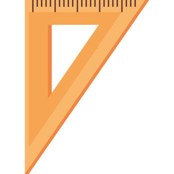 triangle rule school supply png