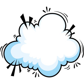 cloud expression pop art png