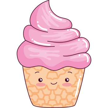 sweet cupcake kawaii png