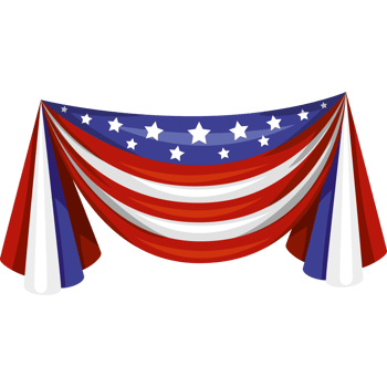 usa flag hanging png