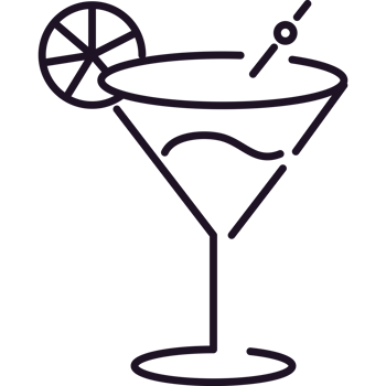 cocktail party drink line png
