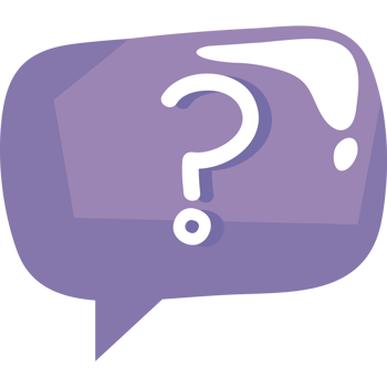 speech bubble with question mark png