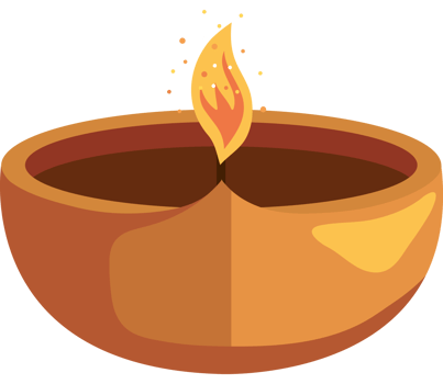 indian wooden lamp png