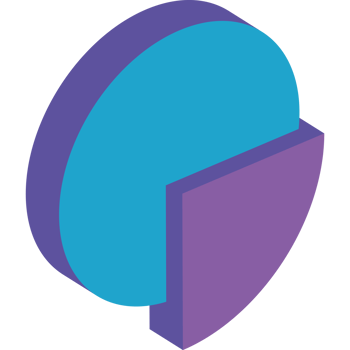 statistics pie infographic isometric png