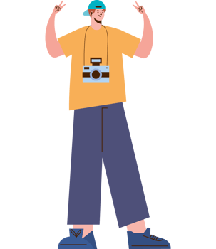 young photographer man png