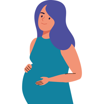 young pregnancy woman png
