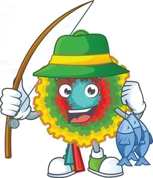 Pinata cartoon mascot style vector