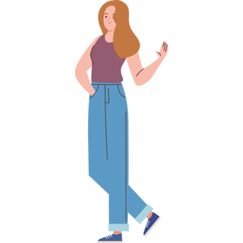young blond woman png