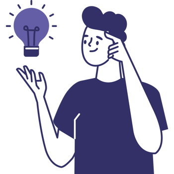 man with bulb light png