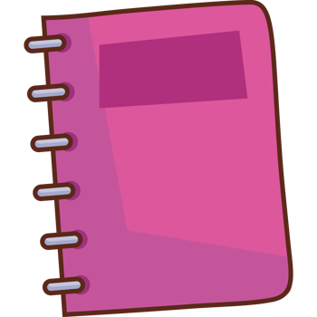 notebook spiral supply png