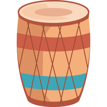 drum tropical instrument png