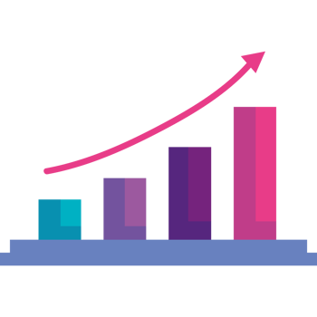 statistics bars infographic png