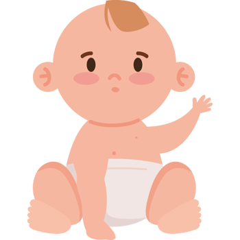 little baby seated png