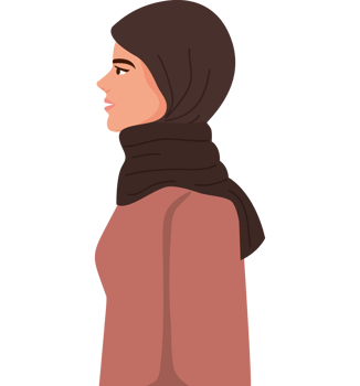 iranian woman profile png