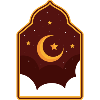 golden crescent moon png