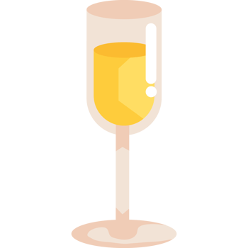 fresh champagne cup drink png