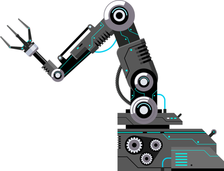 mechanical arm robot png