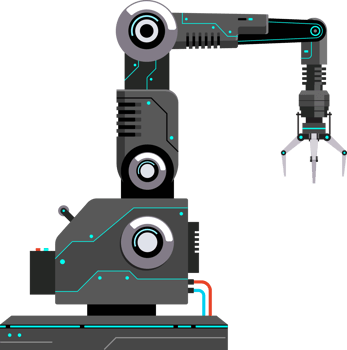 mechanical arm robot png