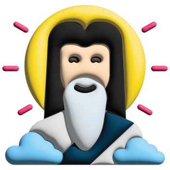 3D rendering  jesus in easter set png
