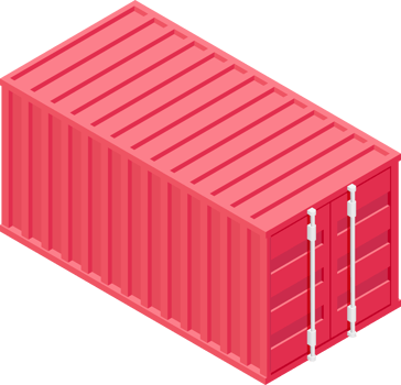 Container isometric symbol png