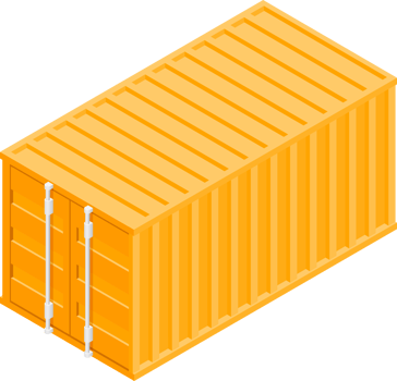 Container isometric symbol png