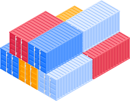 Container isometric symbol png