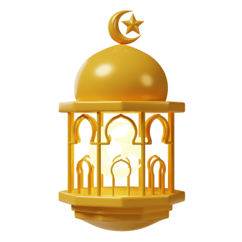 Lantern 3d icon illustration png